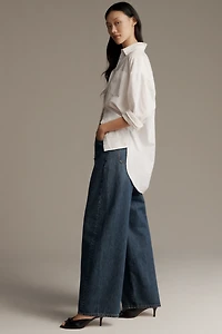 7 For All Mankind Twisted Bonnie High-Rise Barrel Jeans