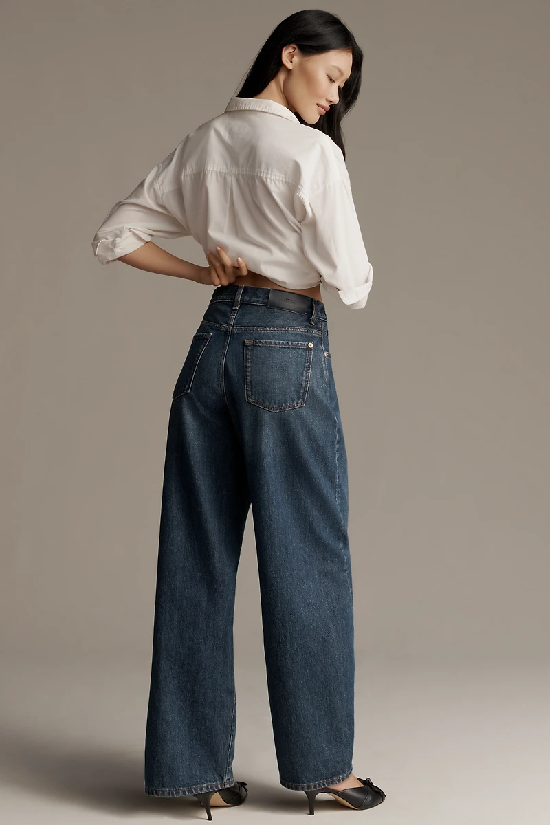 7 For All Mankind Twisted Bonnie High-Rise Barrel Jeans