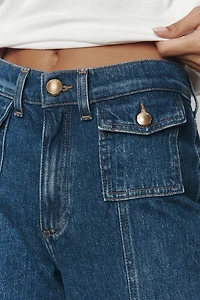 7 For All Mankind Lotta High-Rise Wide-Leg Jeans