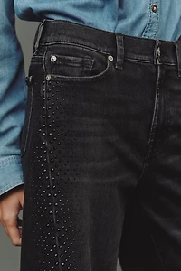 7 For All Mankind Twisted Lotta High-Rise Wide-Leg Jeans