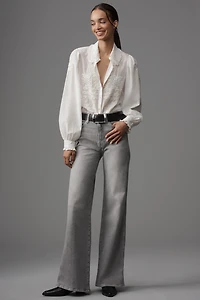 7 For All Mankind Lotta Mid-Rise Wide-Leg Jeans