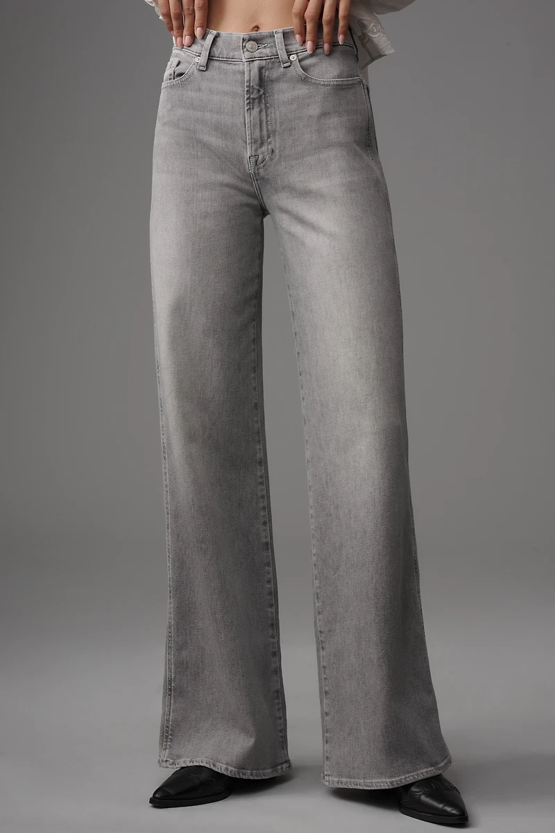 7 For All Mankind Lotta Mid-Rise Wide-Leg Jeans