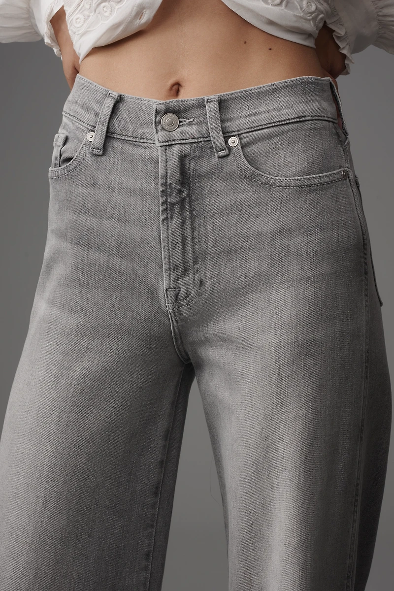 7 For All Mankind Lotta Mid-Rise Wide-Leg Jeans