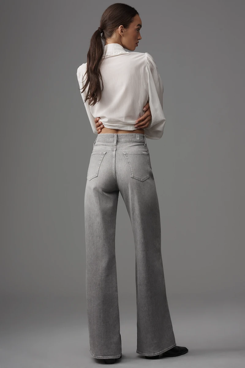 7 For All Mankind Lotta Mid-Rise Wide-Leg Jeans