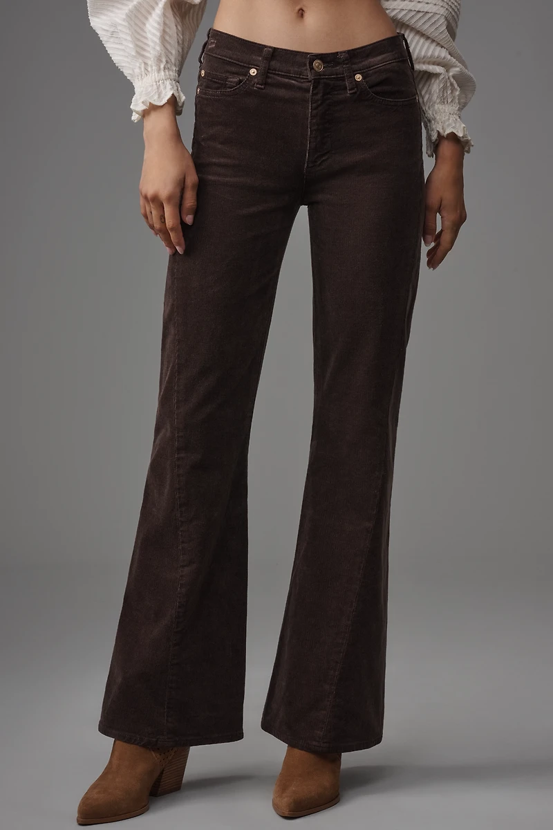 7 For All Mankind Twisted Dojo Mid-Rise Wide-Leg Trouser Jeans
