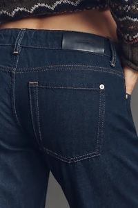 7 For All Mankind Low-Rise Straight-Leg Jeans
