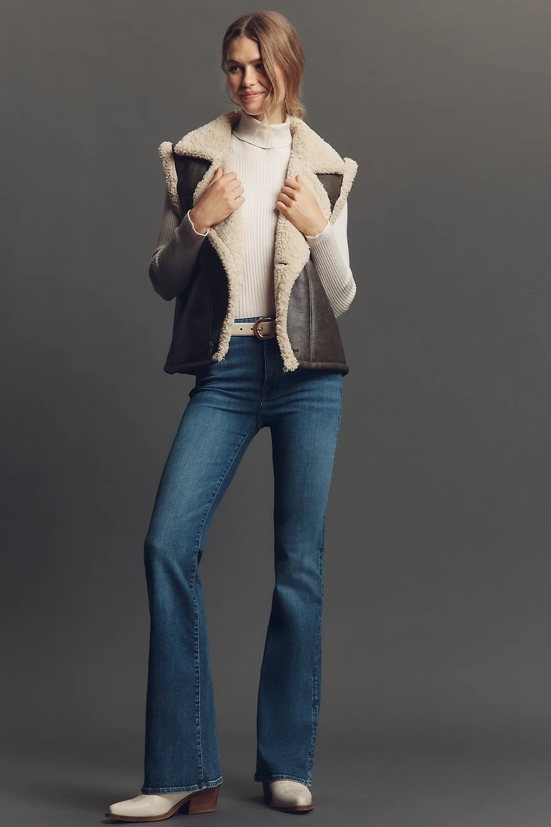 7 For All Mankind Leggy High-Rise Bootleg Jeans