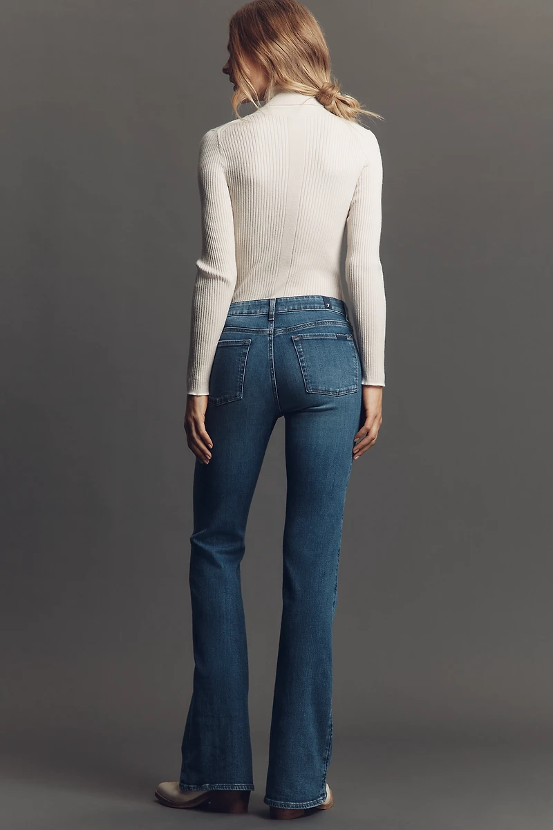 7 For All Mankind Leggy High-Rise Bootleg Jeans