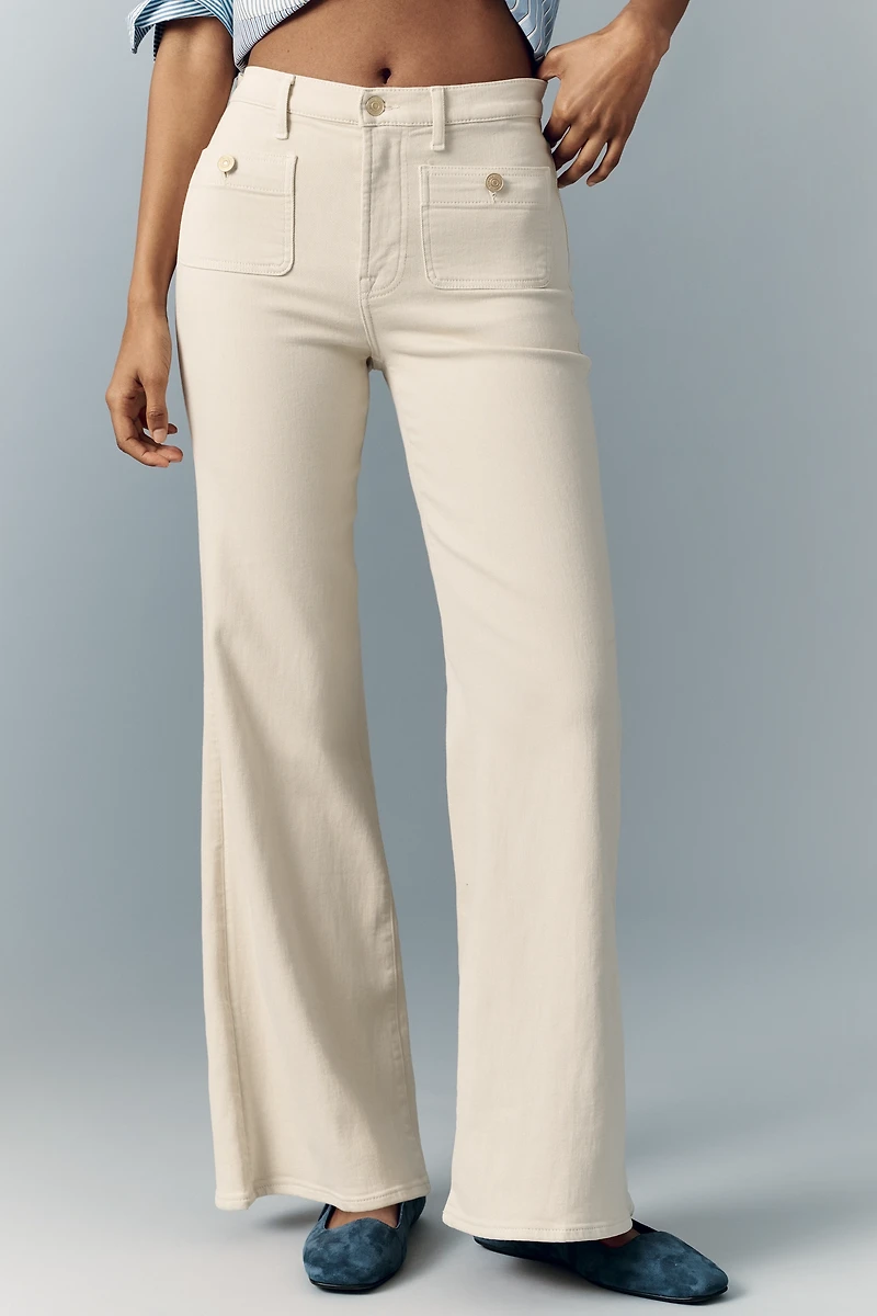 7 For All Mankind High-Rise Flare Jeans