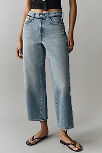 7 For All Mankind Stovepipe Ankle High-Rise Straight Jeans