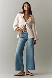 7 For All Mankind Lotta Ankle High-Rise Wide-Leg Jeans