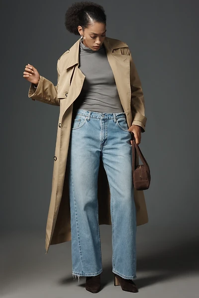 aligrace 90s High-Rise Wide-Leg Jeans