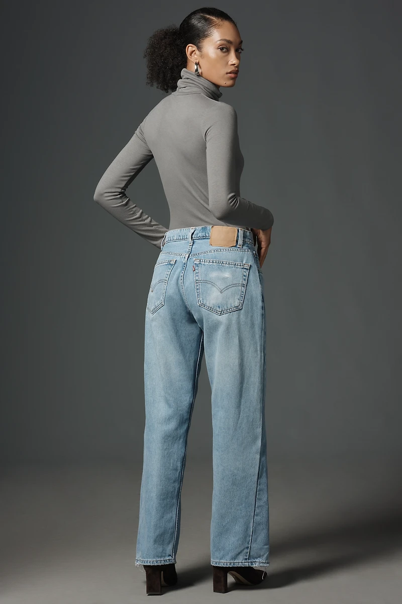 aligrace 90s High-Rise Wide-Leg Jeans