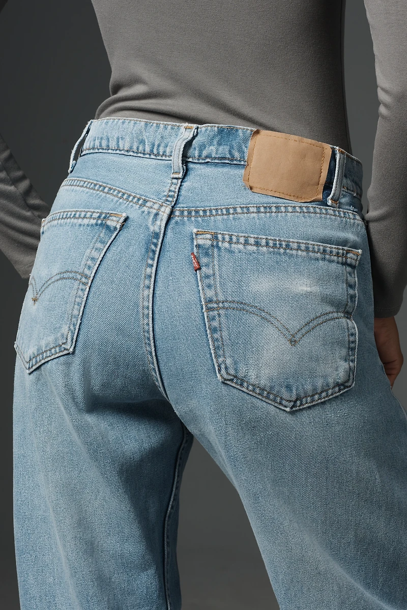 aligrace 90s High-Rise Wide-Leg Jeans