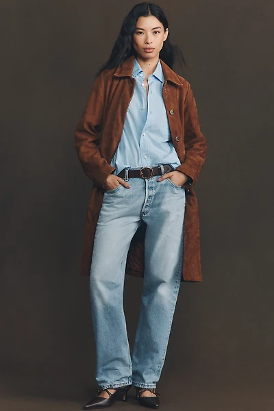aligrace Brigette High-Rise Relaxed Straight-Leg Jeans