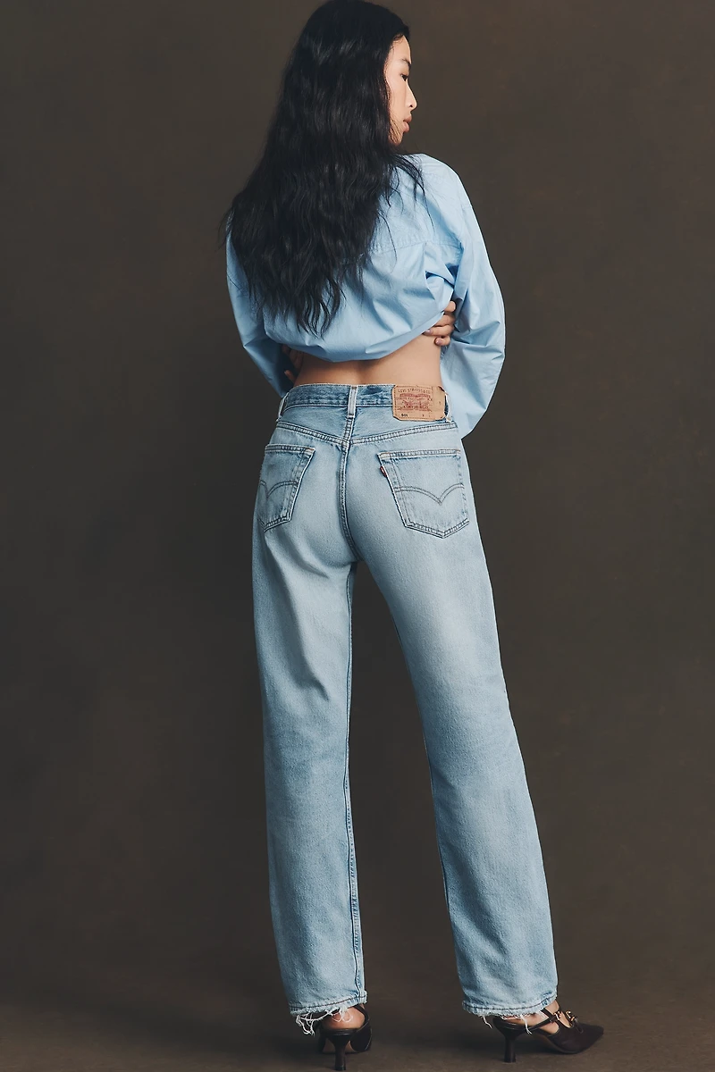 aligrace Brigette High-Rise Relaxed Straight-Leg Jeans