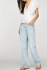 aligrace 90s Original Low-Rise Straight-Leg Jeans