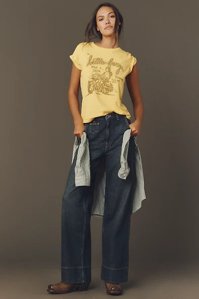 Pilcro Gilligan High-Rise Flare Jeans