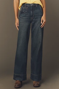 Pilcro Gilligan High-Rise Flare Jeans