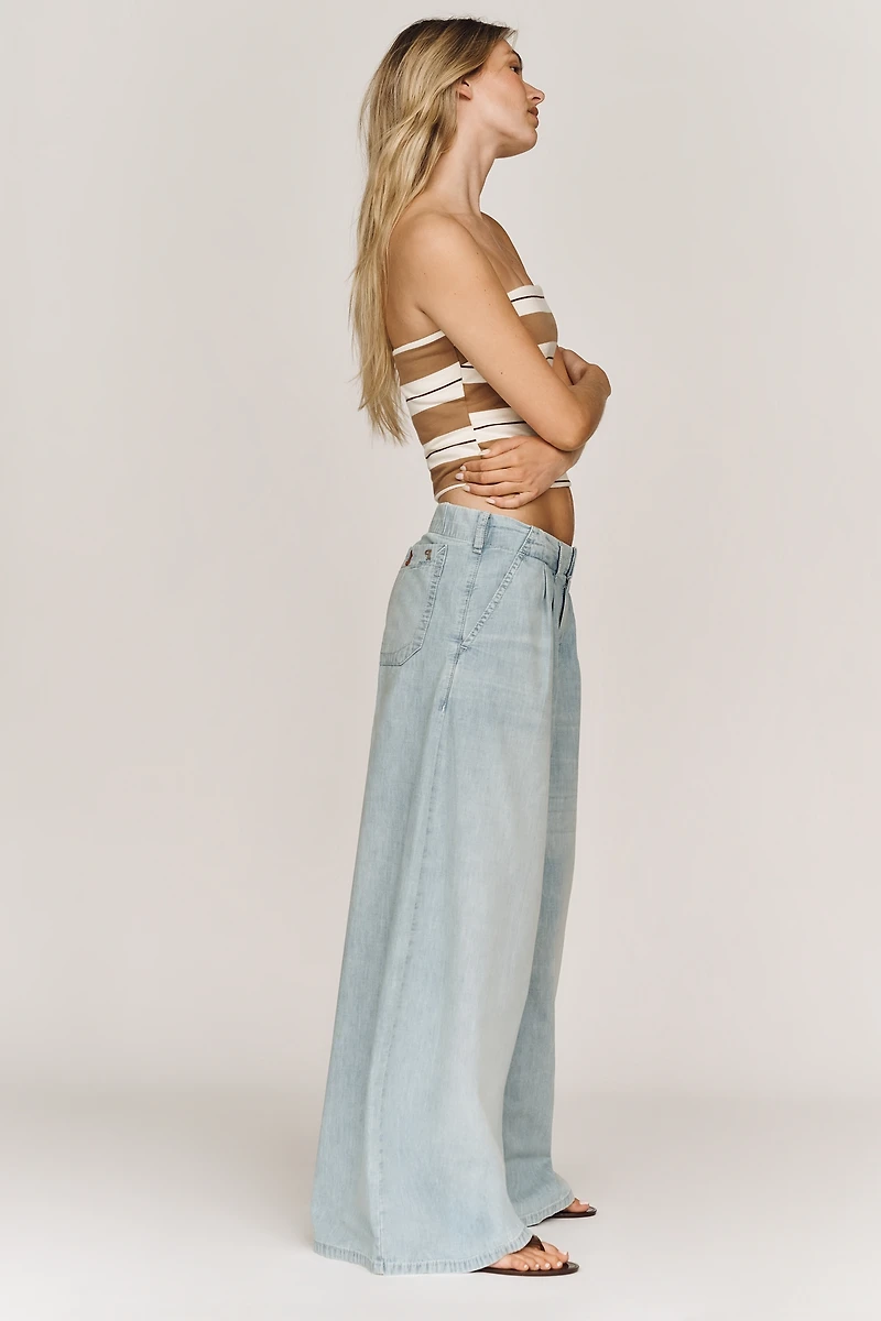 Pilcro High-Rise Wide-Leg Trouser Jeans