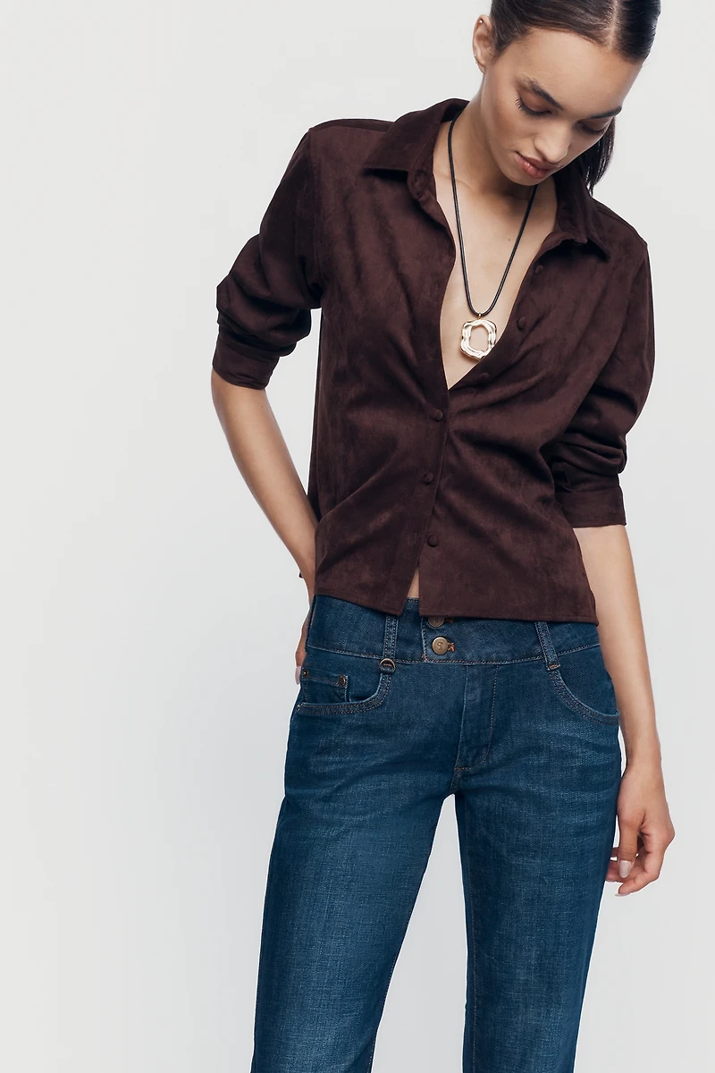 Pilcro Billy Low-Rise Bootcut Jeans
