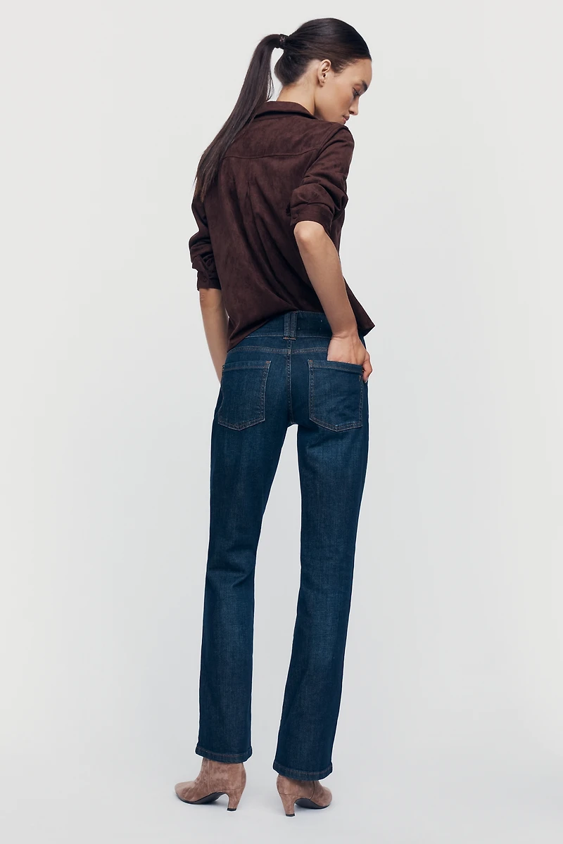 Pilcro Billy Low-Rise Bootcut Jeans