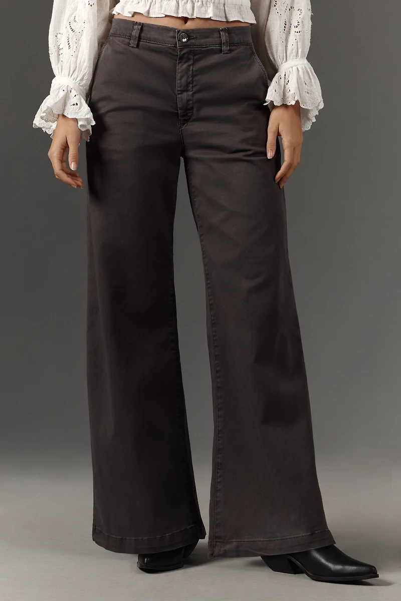 AG Caden Wide-Leg Trouser Pants