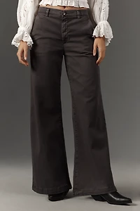 AG Caden Wide-Leg Trouser Pants