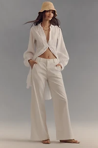 AG Caden Wide-Leg Trouser Pants