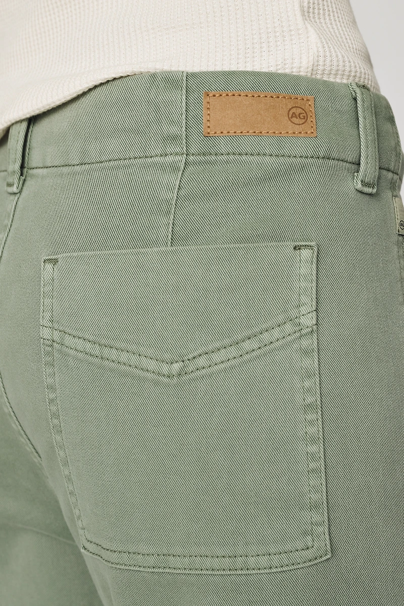 AG Jeans Analeigh Mid-Rise Straight-Leg Pants