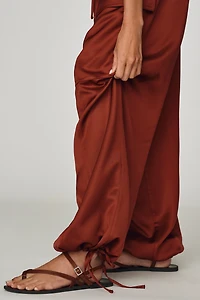 AG Atwater Satin Cargo Pants