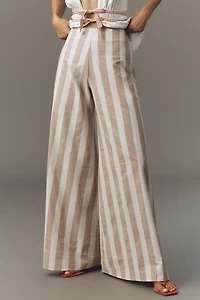 Corey Lynn Calter Wide-Leg Cotton Pants