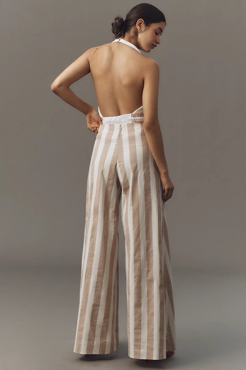 Corey Lynn Calter Wide-Leg Cotton Pants