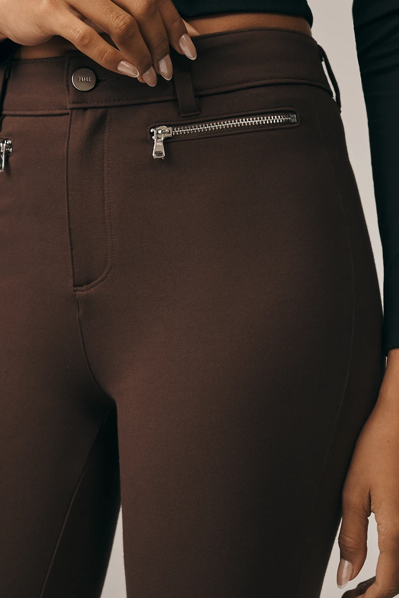 PAIGE Hatenna Mid-Rise Flare Pants