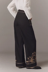 Scarlett Poppies Isi Embroidered Trouser Pants