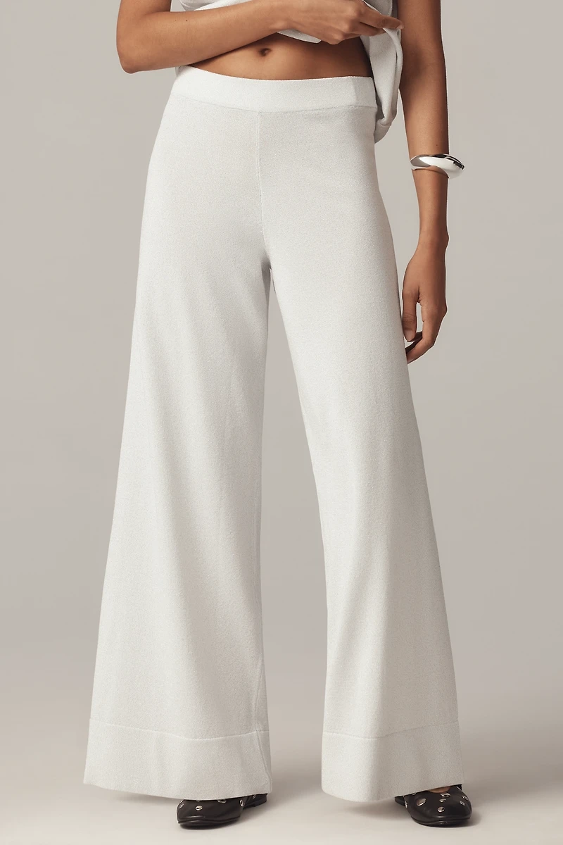 Maeve Wide-Leg Sweater Pants