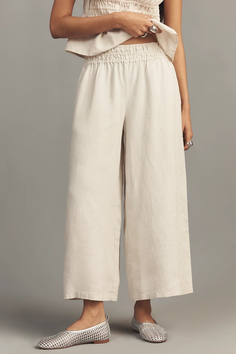 The Somerset Linen Pull-On Pants