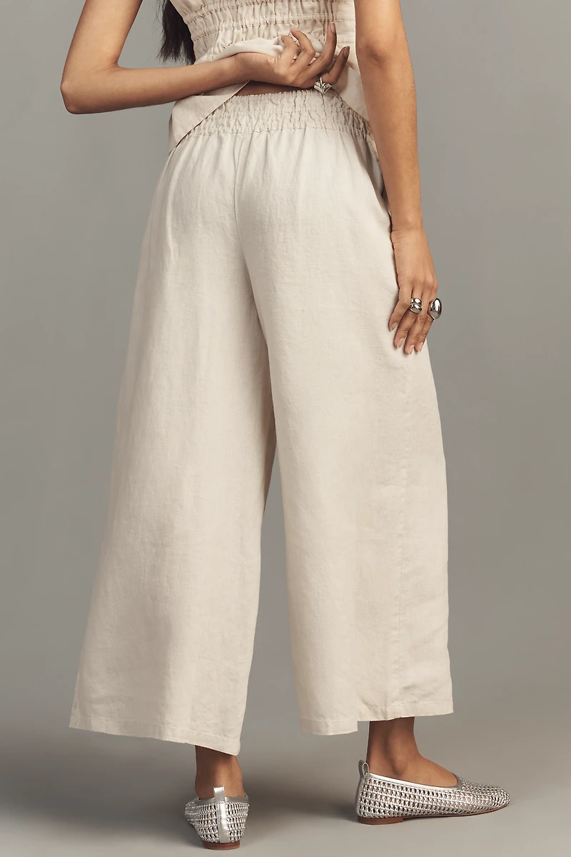 The Somerset Linen Pull-On Pants