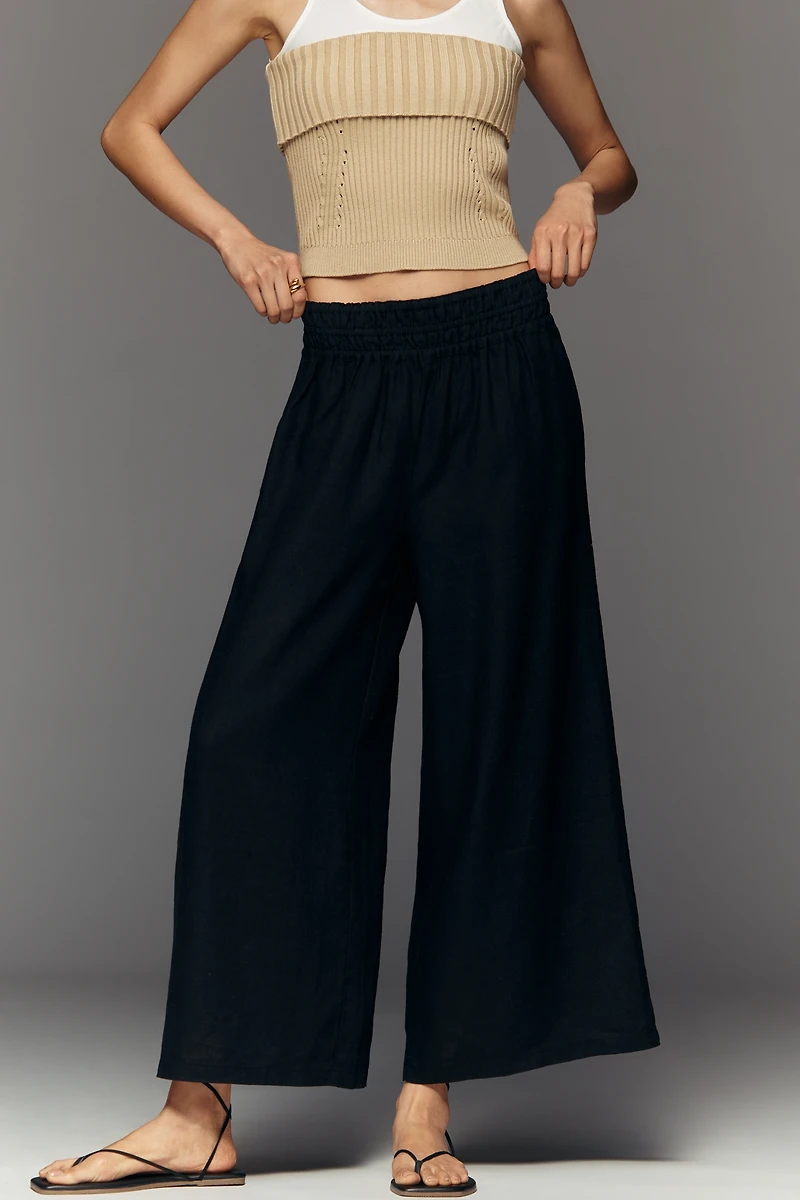 The Somerset Linen Pull-On Pants