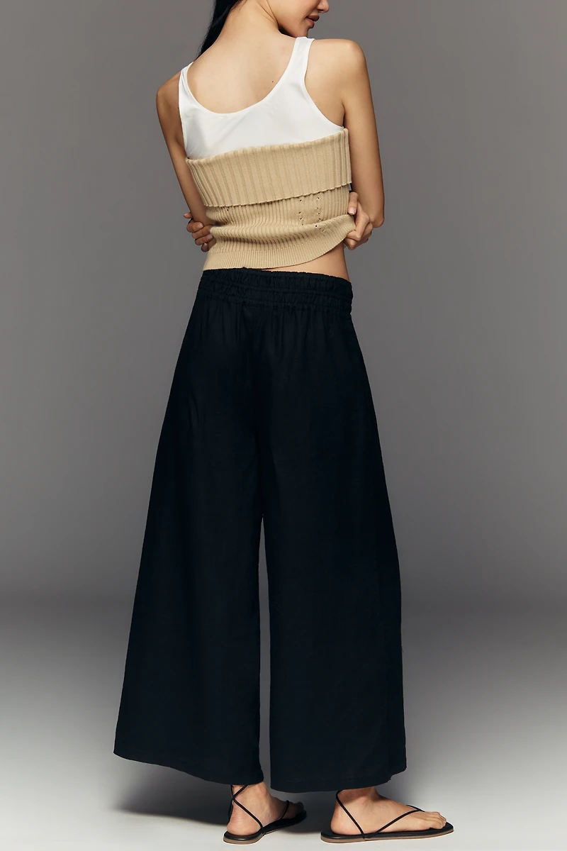 The Somerset Linen Pull-On Pants