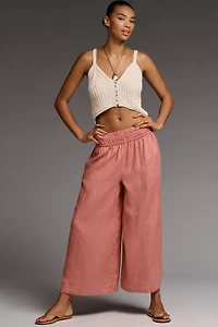 The Somerset Linen Pull-On Pants