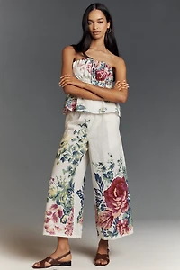 The Somerset Pull-On Pants: Printed Linen Cotton Edition