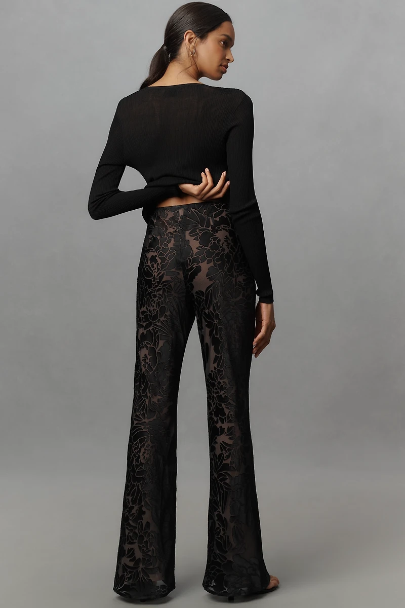 TND Fleur Noir Sheer Lace Pants