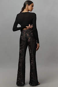 TND Fleur Noir Sheer Lace Pants