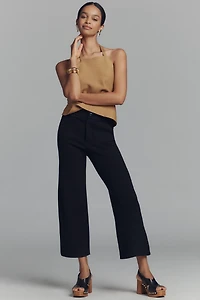The Colette Sweater Knit Crop Wide-Leg Pants by Maeve