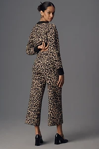 The Colette Sweater Knit Crop Wide-Leg Pants by Maeve