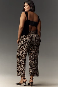 The Colette Sweater Knit Crop Wide-Leg Pants by Maeve