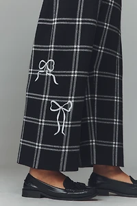 The Colette Sweater Crop High-Rise Wide-Leg Pants by Maeve