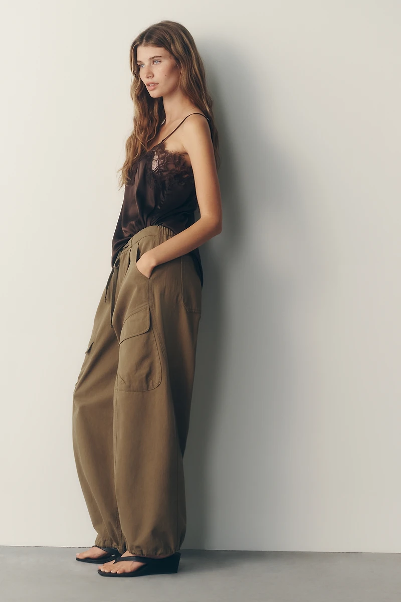 Whiteroom + Cactus Ridley 100% Cotton Utility Pants