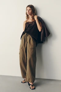 Whiteroom + Cactus Ridley 100% Cotton Utility Pants